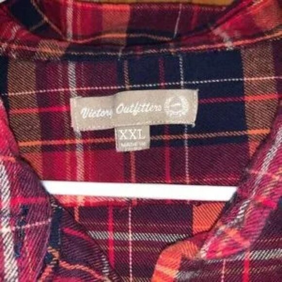 2 Flannel Shirts & 1 Flannel Hat. - Picture 2 of 5